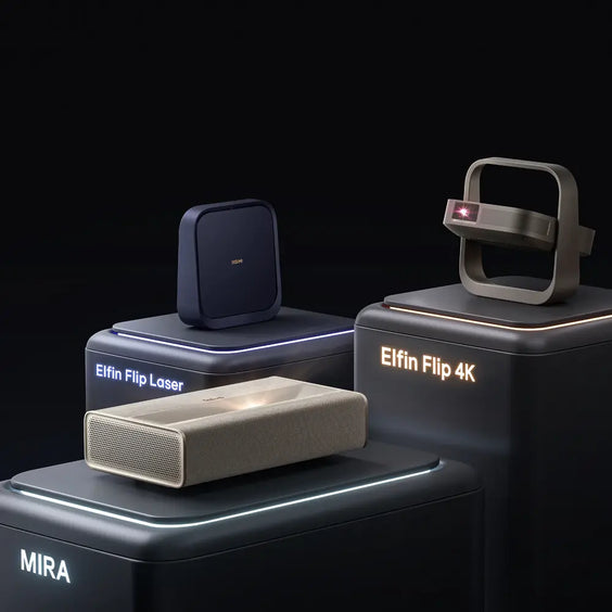 XGIMI präsentiert seine Projektor-Produktreihe 2026: Elfin Flip 4K, Elfin Flip Laser und MIRA