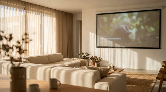 Beamer bei Tageslicht: Filme schauen, ohne die Vorhänge zu schließen