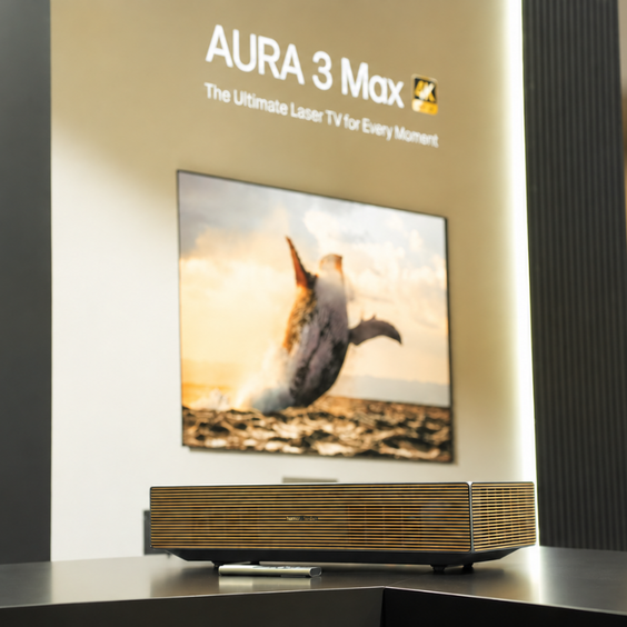 XGIMI AURA 3: 4K-Laser-TV-Beamer mit UST auf der IFA 2026 entdecken