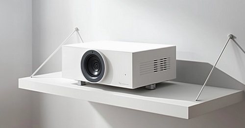 The wall mounted projector