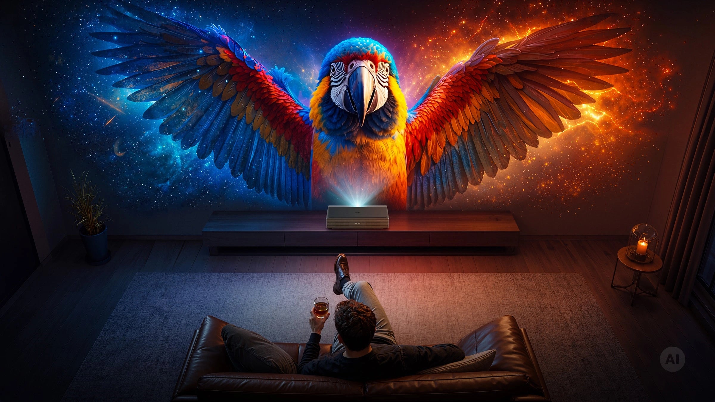 AURA 3 Max vivid RGB laser color cinema scene