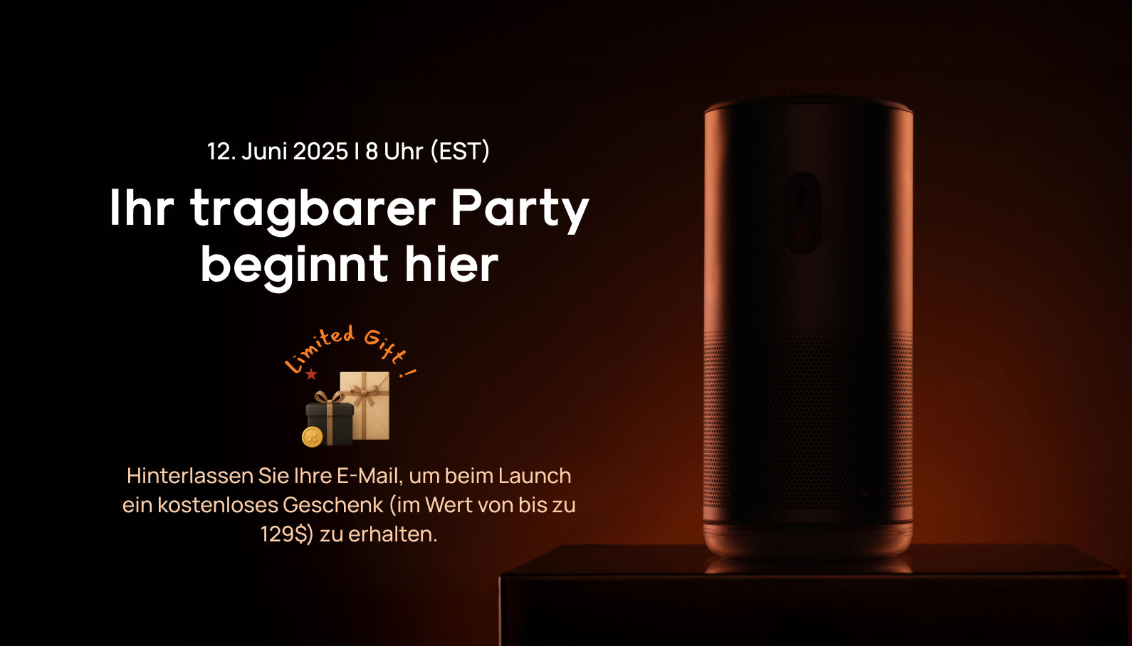 Die tragbaren Projektoren der XGIMI MoGo 4-Serie sind im Anmarsch. Geben Sie Ihre E-Mail-Adresse ein und fordern Sie das Geschenk an.