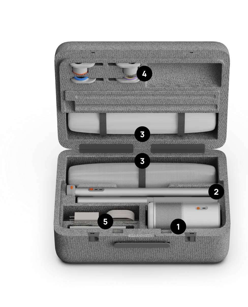 MoGo 4 Laser Colección para Exteriores Proyector Triple Láser Portátil Contenido del paquete MoGo 4 Laser Proyector Triple Láser Portátil Filtro Creativo Magnético Transformar tu espacio nunca ha sido tan fácil Pantalla portátil para exteriores Soporte de pantalla, bolsa de almacenamiento × 2, piquetas × 4 Soporte PowerBase para la Serie MoGo 4 Clavo especial para mayor estabilidad × 1, cable de carga × 1 Control Remoto & Adaptador de corriente MoGo 4 Laser Colección para Exteriores Proyector Triple Láser Portátil Contenido del paquete MoGo 4 Laser Proyector Triple Láser Portátil Filtro Creativo Magnético Transformar tu espacio nunca ha sido tan fácil Pantalla portátil para exteriores Soporte de pantalla, bolsa de almacenamiento × 2, piquetas × 4 Soporte PowerBase para la Serie MoGo 4 Clavo especial para mayor estabilidad × 1, cable de carga × 1 Control Remoto & Adaptador de corriente